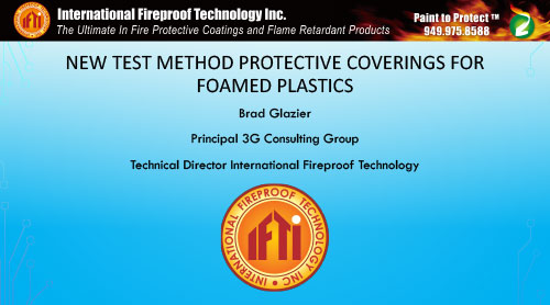 New Test Method Protective Coverings For Foamed Plastics