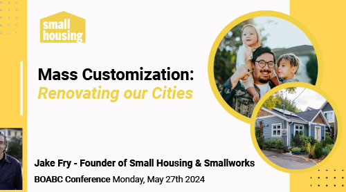 Mass Customization: Renovating our Cities