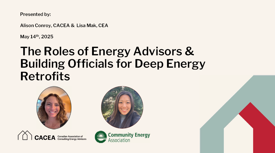 The Roles of Energy Advisors & Building Officials for Deep Energy Retrofits