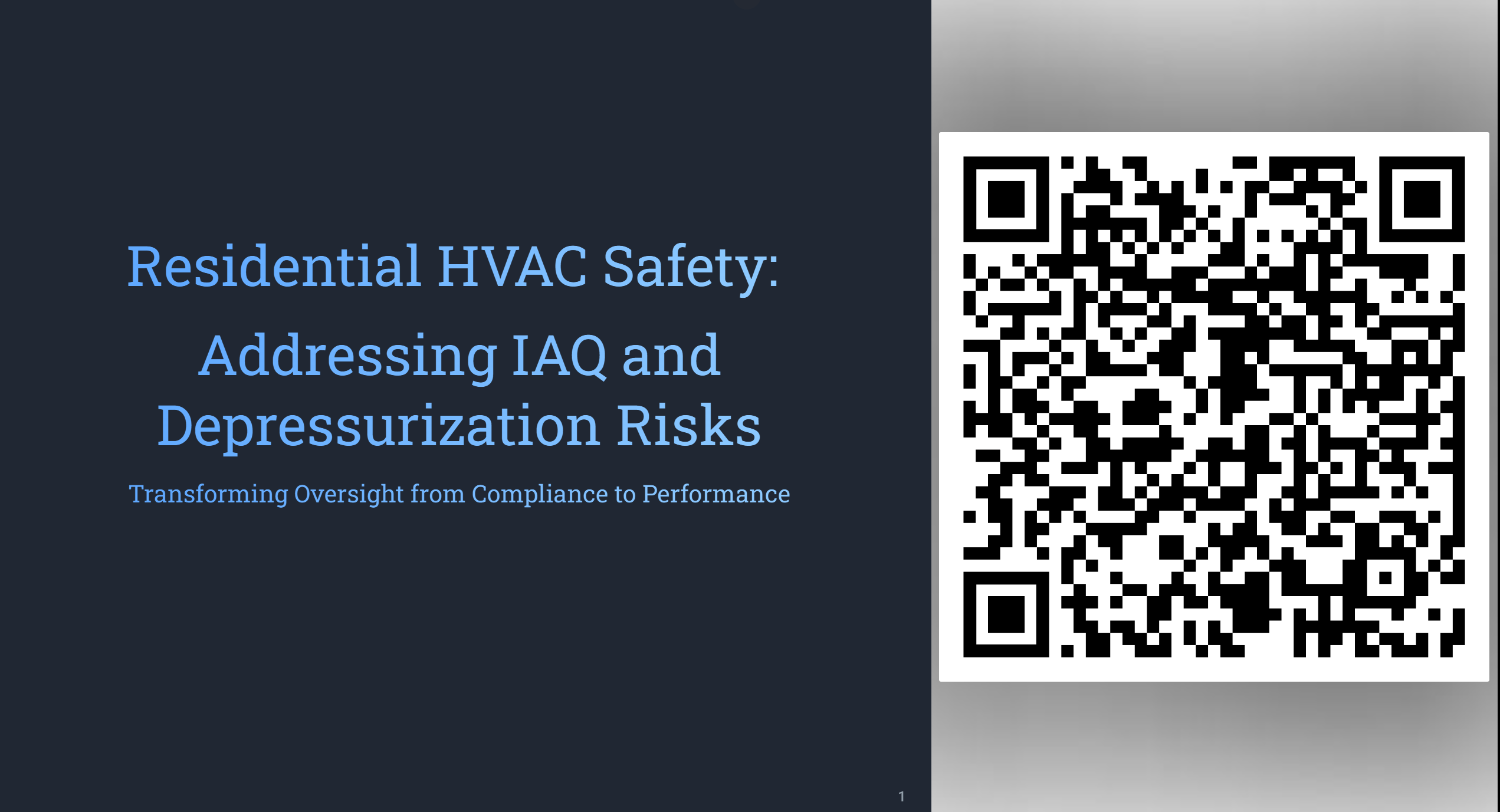 Residential HVAC Safety: Addressing IAQ and Depressurization Risks